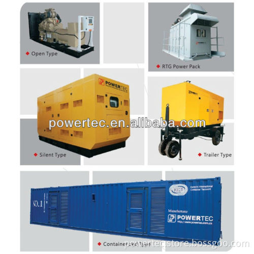the low oil consumption Diesel Fuel Silent Trailer Mounted Generator